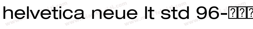 helvetica neue lt std 96字体转换